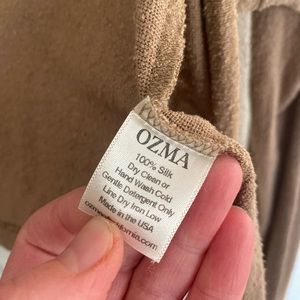 ozma silk wrap sweater